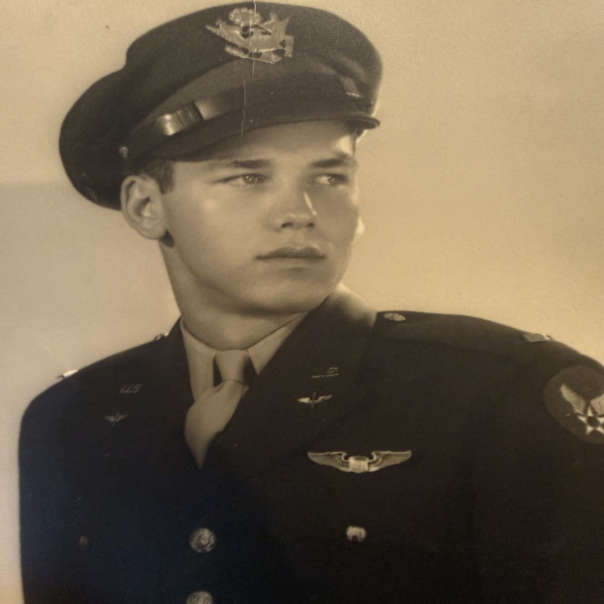 Richard Ringo Reiner in his U.S. Army Air Forces uniform during World War II.