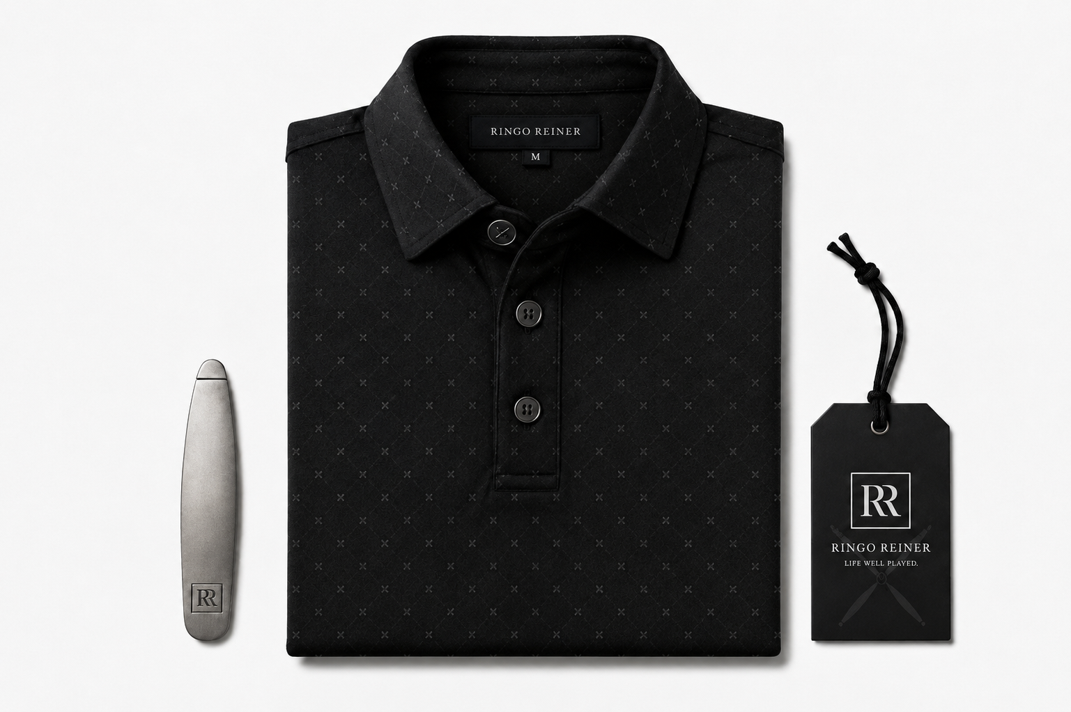 Founder Polo Flight Deck Jacquard