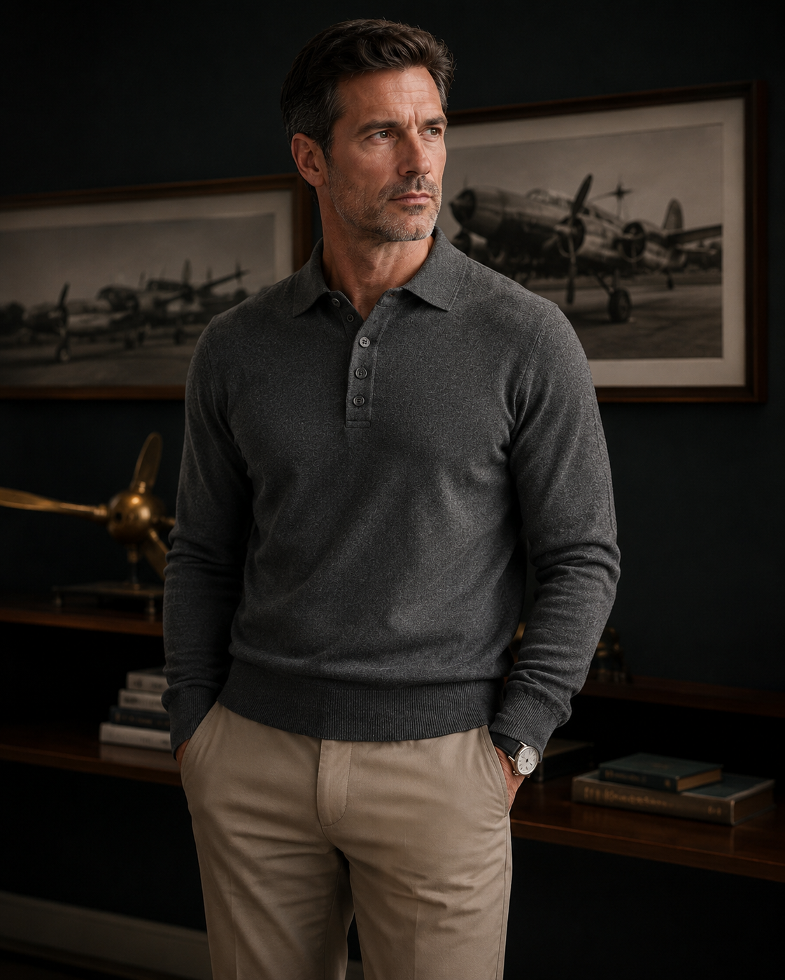 Ringo Reserve No. 001 — The Pilot's Knit Polo